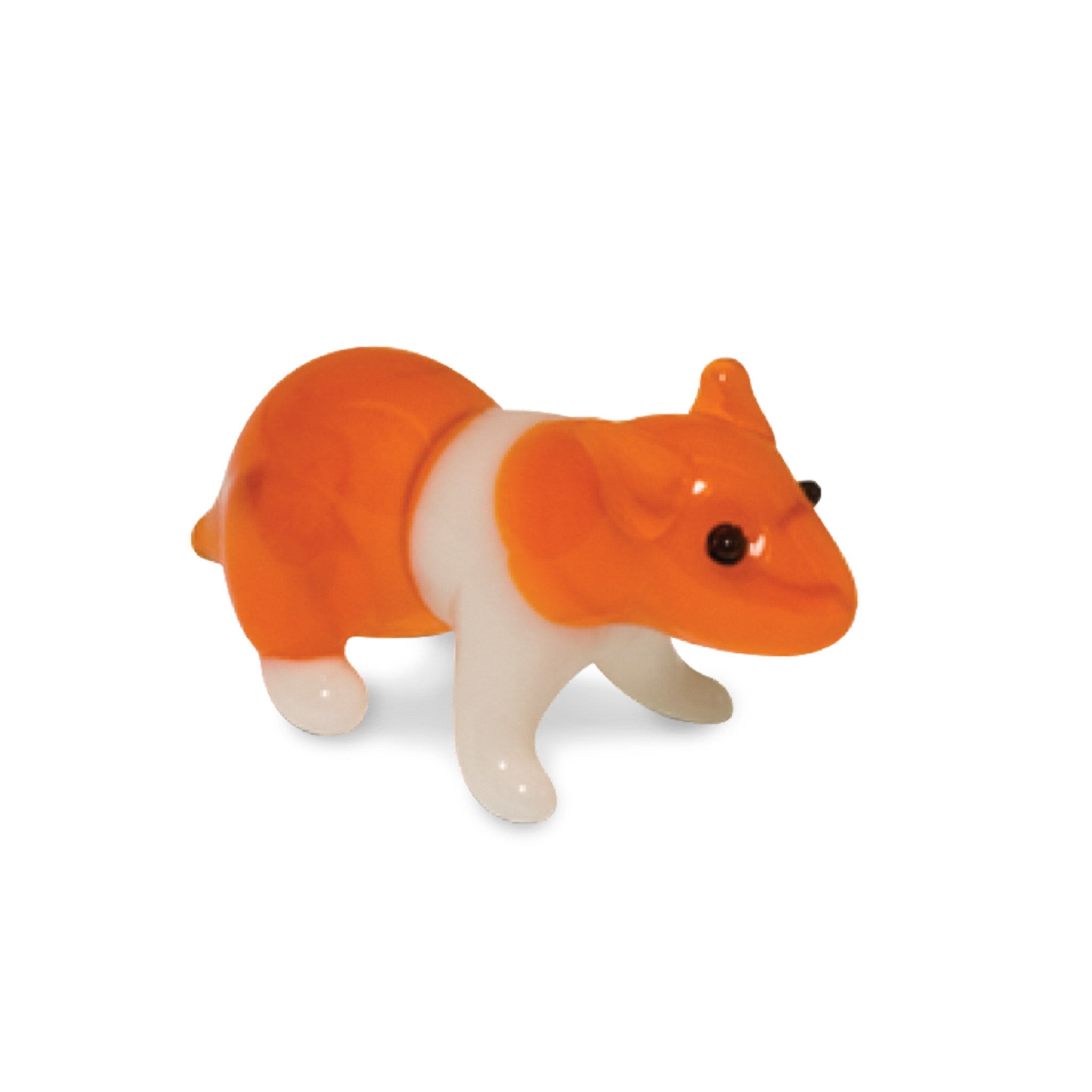 Fik the Hamster Collectible Miniature Glass Figurine in Tynies Collector's Frame