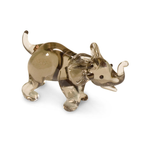 Moly the Hippo Collectible Miniature Glass Figurine in Tynies Collector's Frame