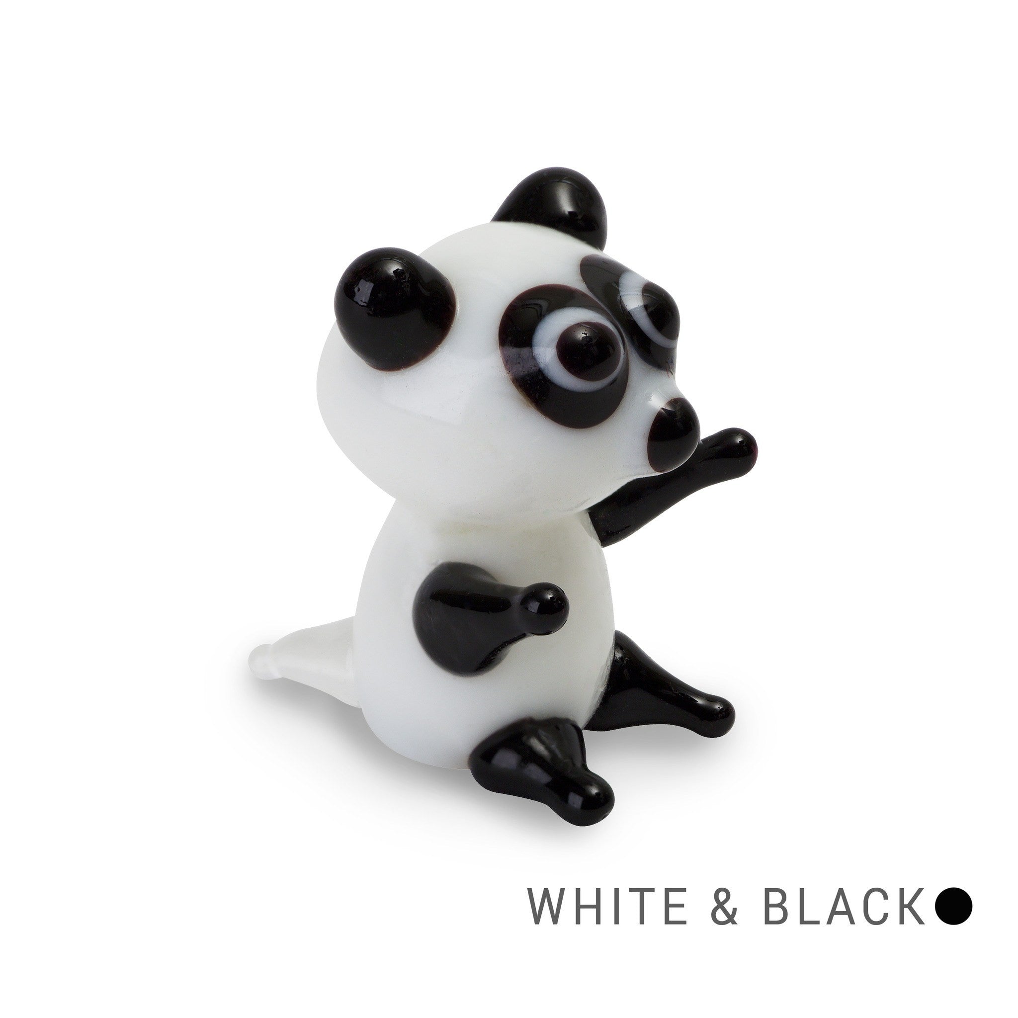 ONO the raccoon Collectible Miniature Glass Figurine in Tynies Collector's Frame
