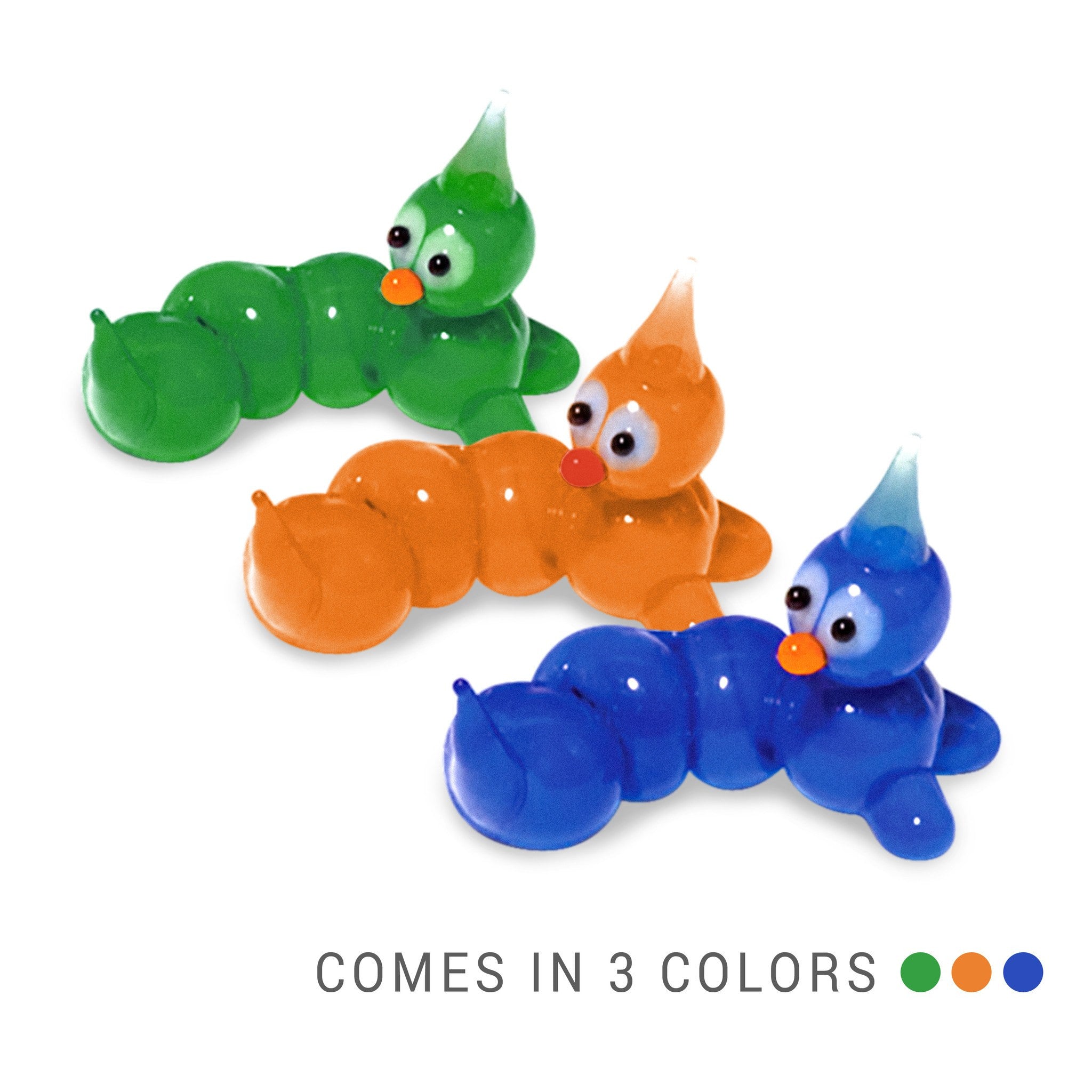 PAL the Caterpillar (in Tynies Collector's Frame) Miniature glass figurines