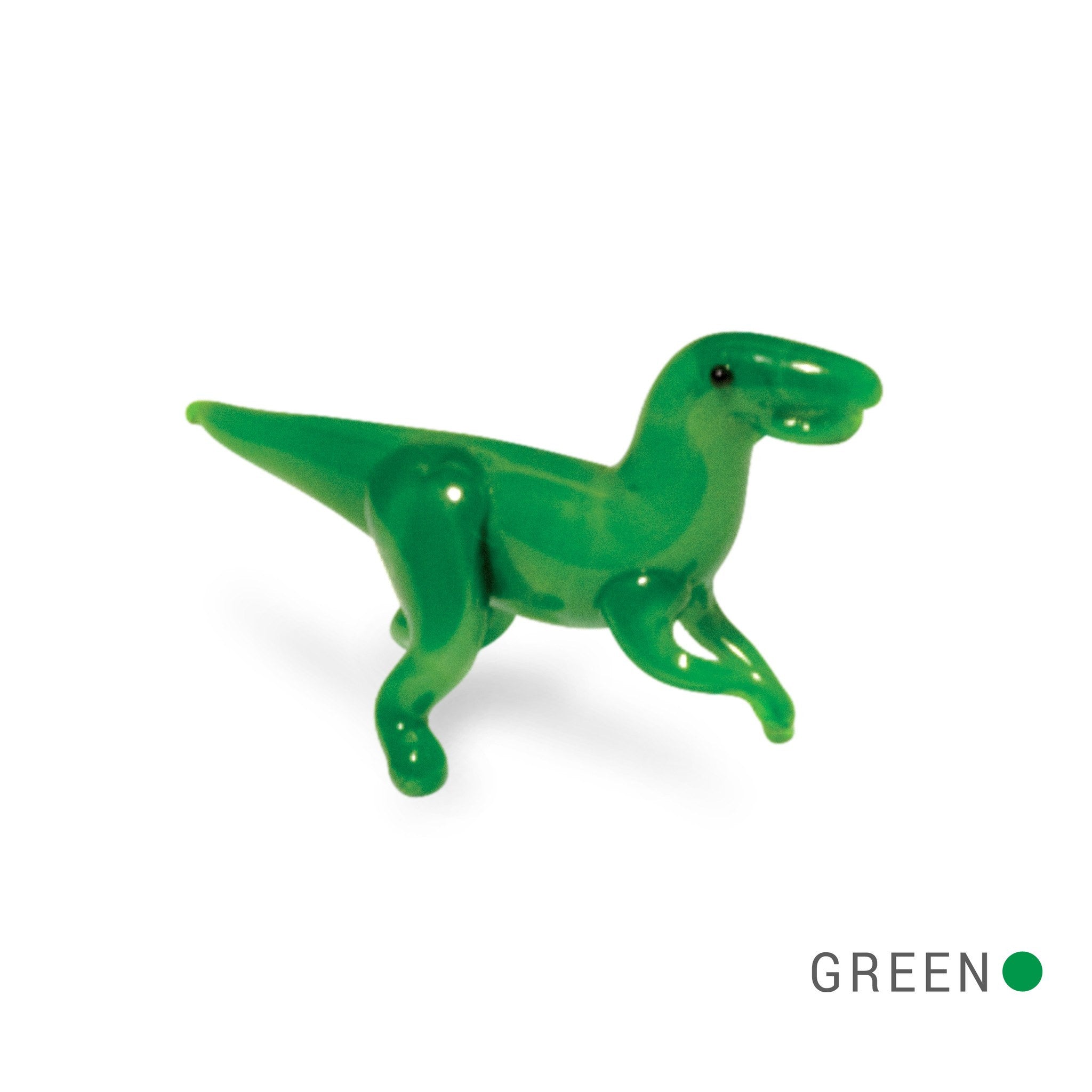 Sir the Dino Collectible Miniature Glass Figurine in Tynies Collector's Frame