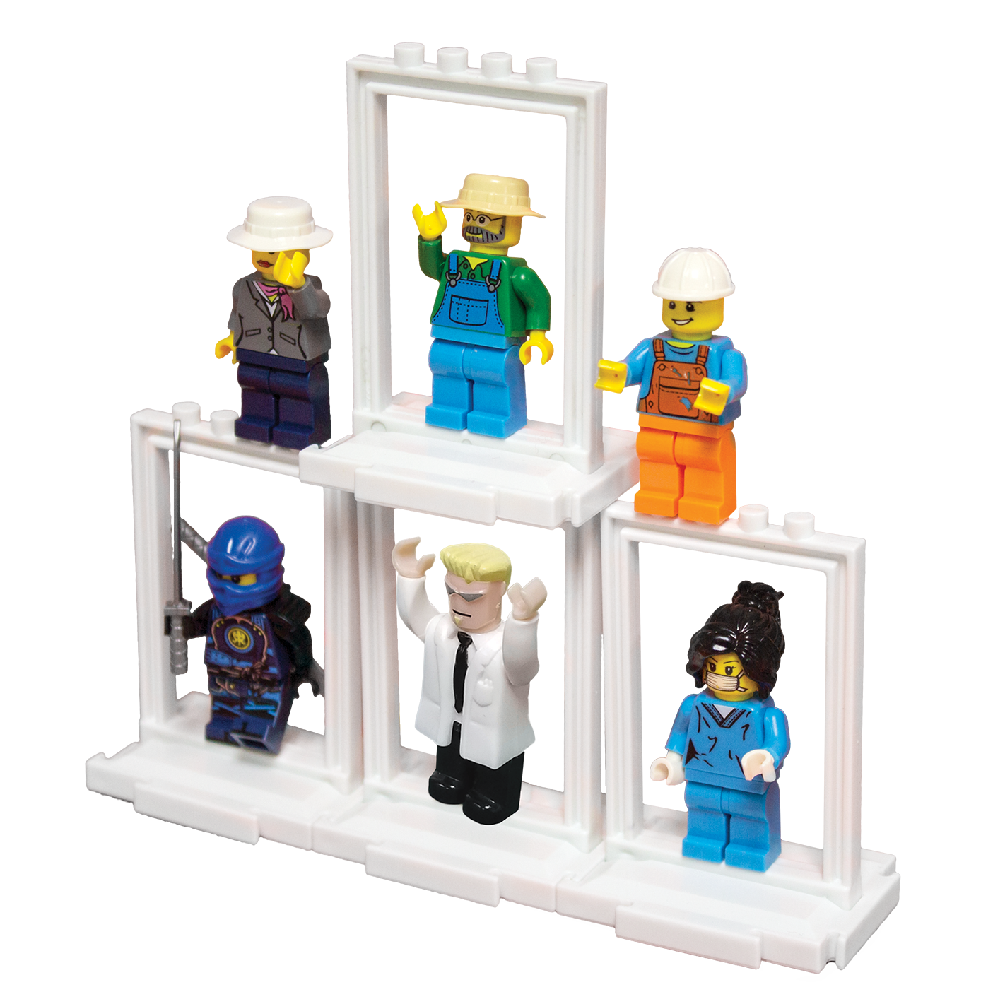 Brick Figure Frames 50-Pack for LEGO Minifigures – Tynies
