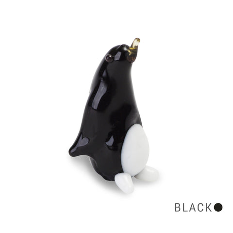 BOB the penguin (in Tynies Collector's Frame) miniature glass figurines
