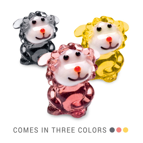 Bow the Sheep (in Tynies Collector's Frame) Miniature glass figurines 