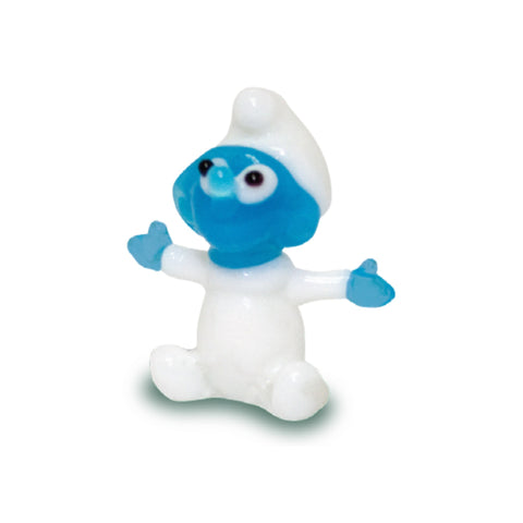 Baby Smurf (in Tynies Collector's Frame) miniature glass figurines