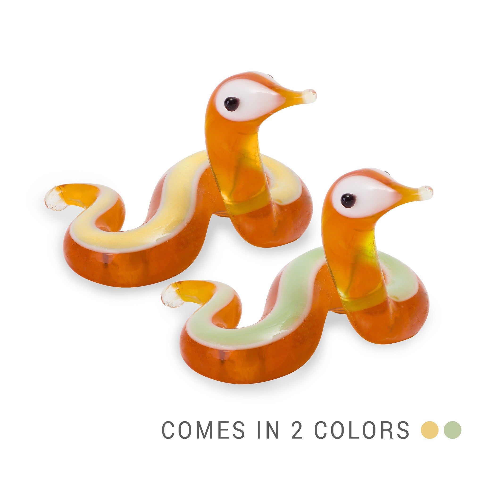 CAL the snake (in Tynies Collector's Frame) Miniature glass figurines 