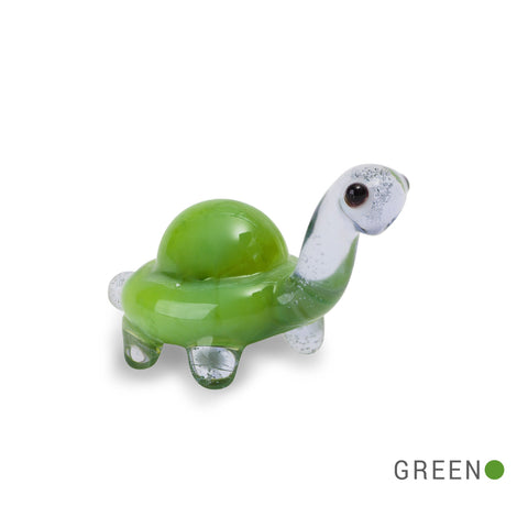 DOV the turtle (in Tynies Collector's Frame) Miniature glass figurines 