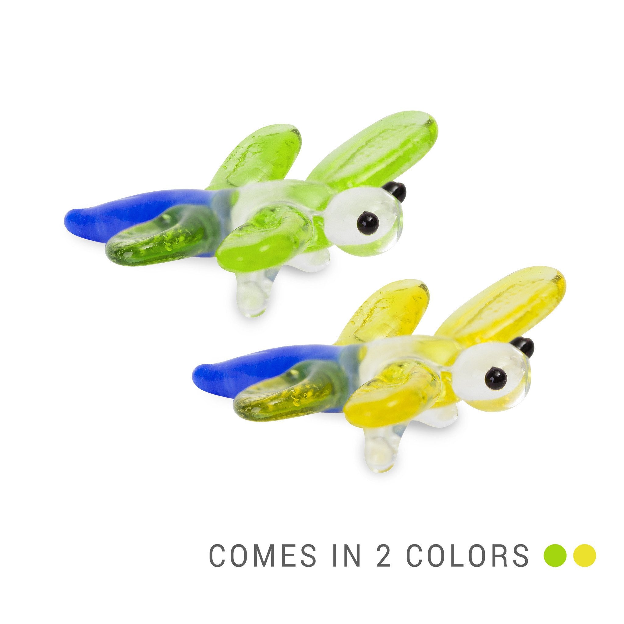 Dry the dragon fly (in Tynies Collector's Frame) Miniature glass figurines 
