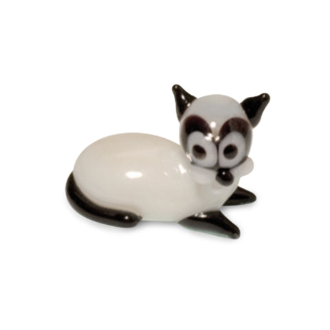 Eva the Cat (in Tynies Collector's Frame) Miniature glass figurines 