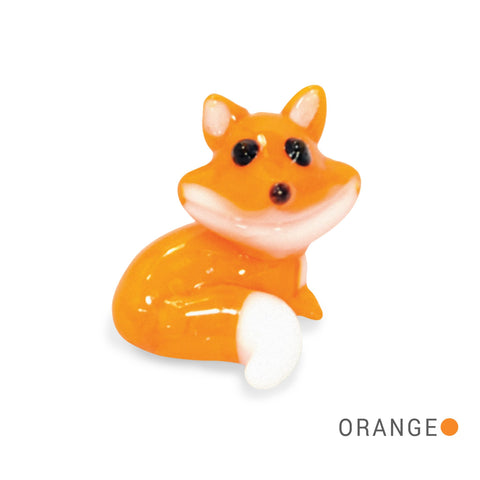 Fred the Fox (in Tynies Collector's Frame) Miniature glass figurines 
