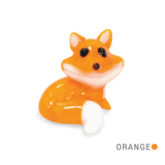 Fred the Fox (in Tynies Collector's Frame) Miniature glass figurines 