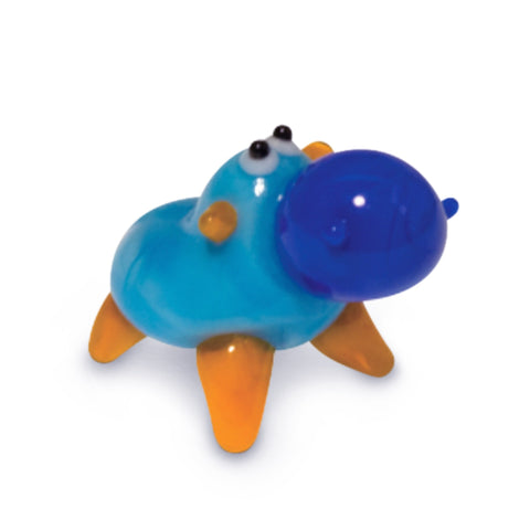 Baby Smurf Collectible Miniature Glass Figurine in Tynies Collector's Frame