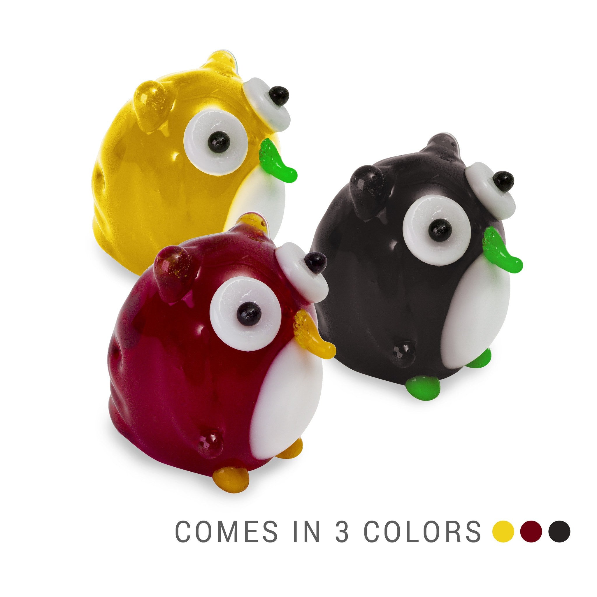 HOOT the owl (in Tynies Collector's Frame) Miniature glass figurines 