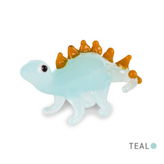 JAKE the stegosaurus dino (in Tynies Collector's Frame) Miniature glass figurines 