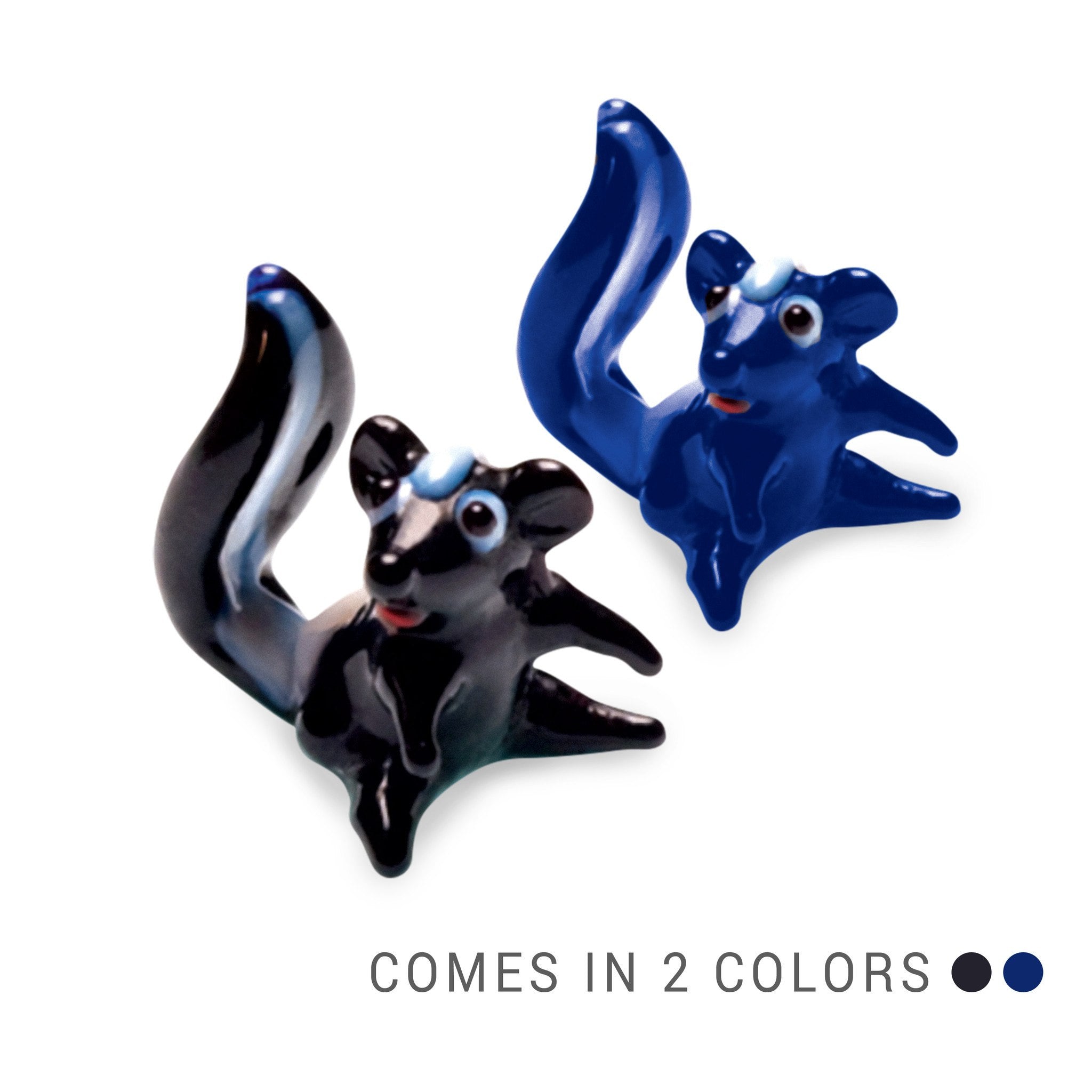 Joy the Skunk (in Tynies Collector's Frame) Miniature glass figurines 