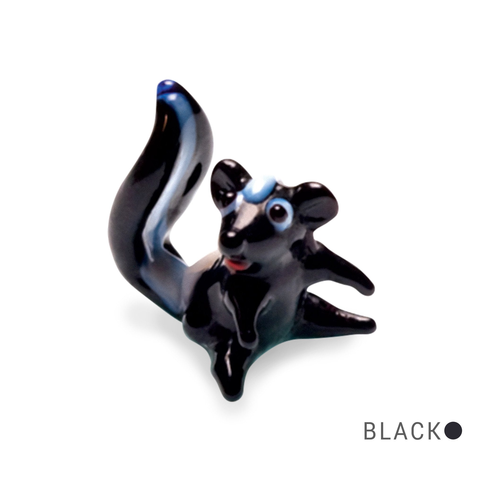 Joy the Skunk (in Tynies Collector's Frame) Miniature glass figurines 
