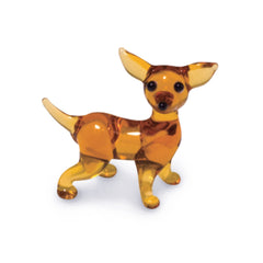 Kid the Chihuahua (in Tynies Collector's Frame) Miniature glass figurines 