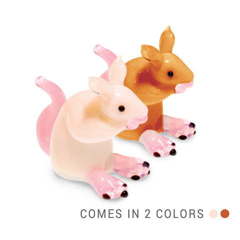 Mik the Mice (in Tynies Collector's Frame) Miniature glass figurines 
