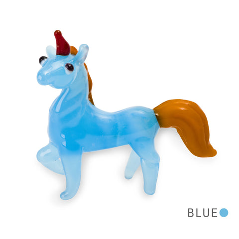 MILA the unicorn (in Tynies Collector's Frame) Miniature glass figurines 