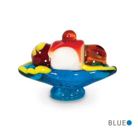 Mush the Banana Split (in Tynies Collector's Frame) Miniature glass figurines 
