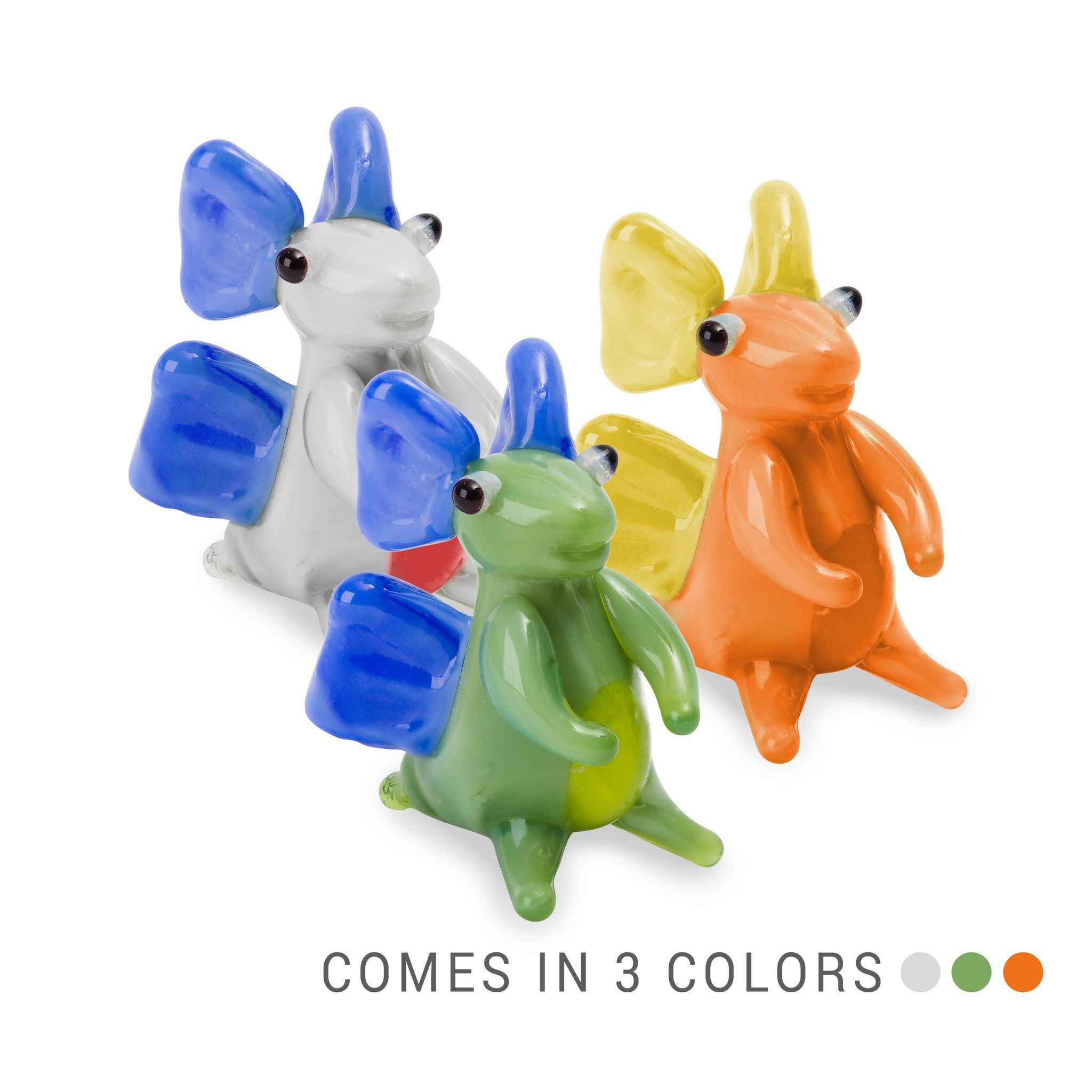 Ned the Friendly Dino (in Tynies Collector's Frame) Miniature glass figurines 