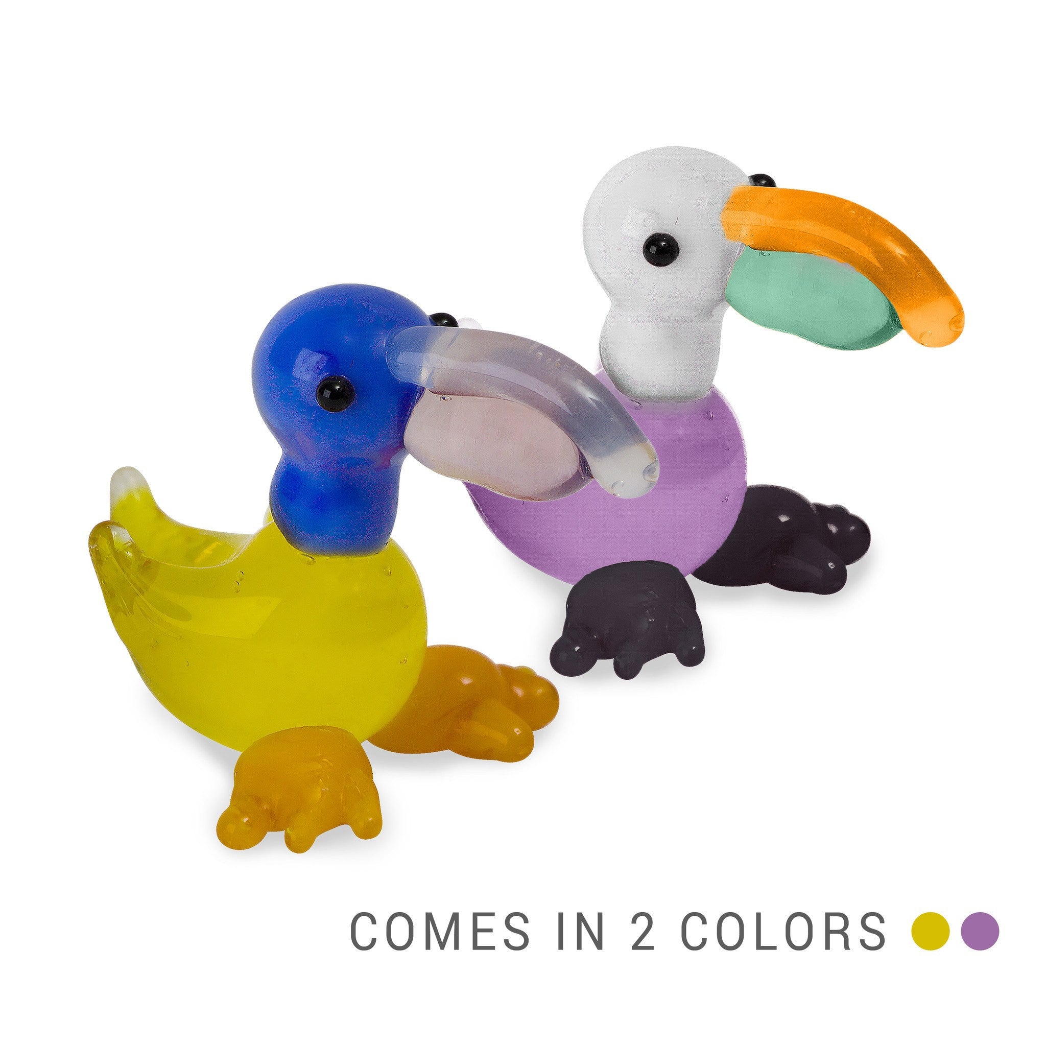 PEZ the pelican (in Tynies Collector's Frame) Miniature glass figurines 