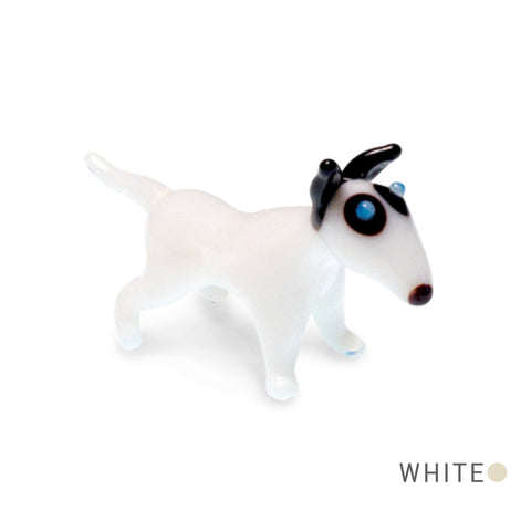 Kit the Akita Dog Collectible Miniature Glass Figurine in Tynies Collector's Frame