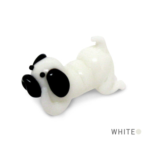 Kit the Akita Dog Collectible Miniature Glass Figurine in Tynies Collector's Frame