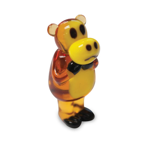 Worry Bear - Paul Frank (in Tynies Collector's Frame) Miniature glass figurines 