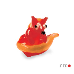 Red the Red Fox (in Tynies Collector's Frame) Miniature glass figurines 