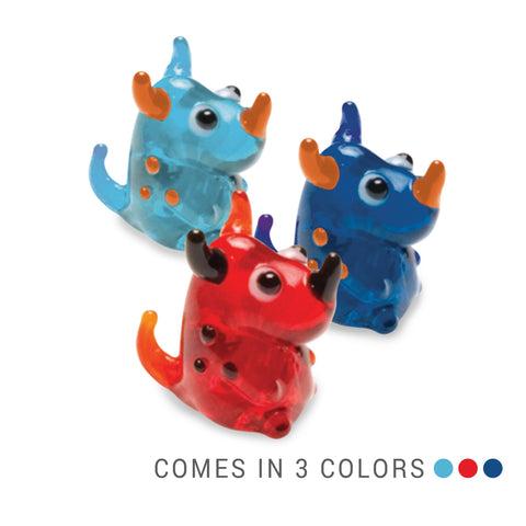 Ric the Friendly Rhino (in Tynies Collector's Frame) Miniature glass figurines 