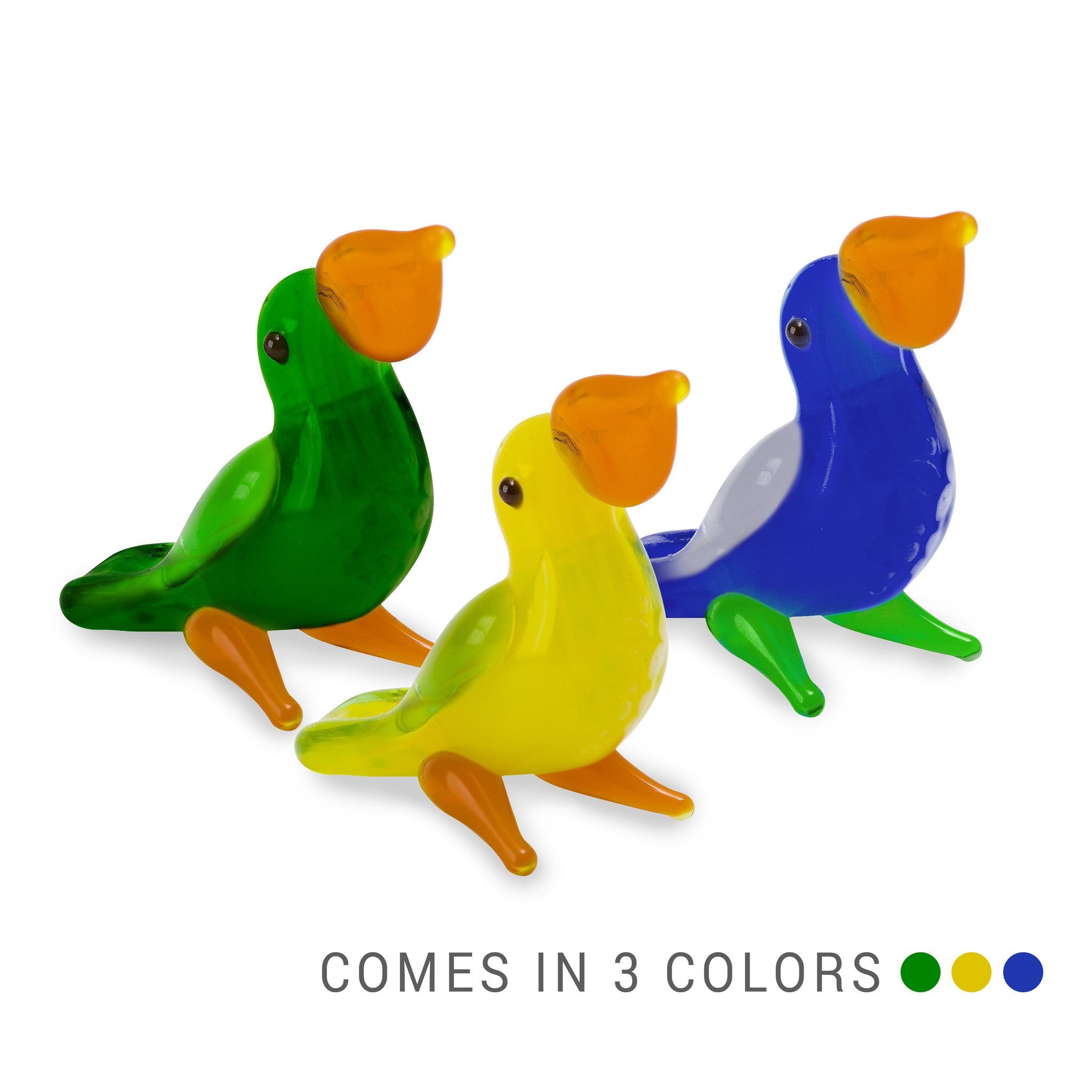 SAM the toucan (in Tynies Collector's Frame) Miniature glass figurines 