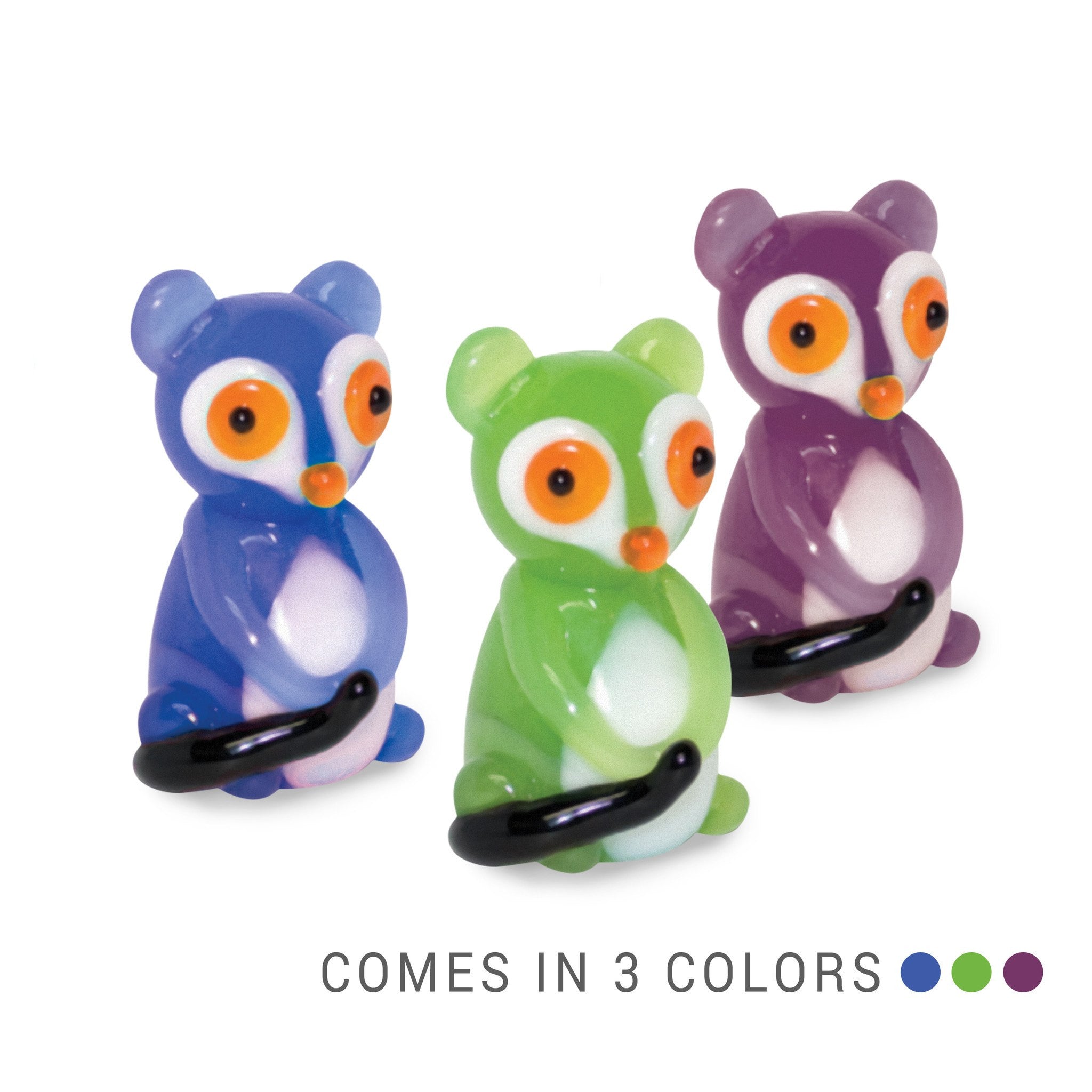 Tiny the Tarsier (in Tynies Collector's Frame) Miniature glass figurines 