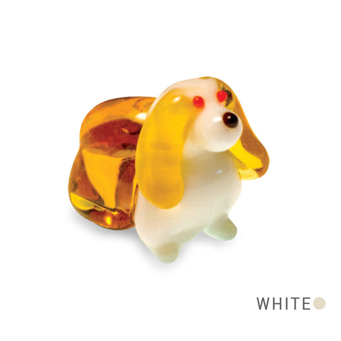 Kit the Akita Dog Collectible Miniature Glass Figurine in Tynies Collector's Frame