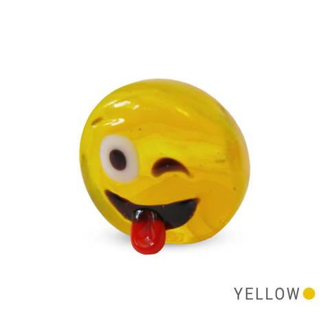 WINK the Winking Emoji (in Tynies Collector's Frame) Miniature glass figurines 