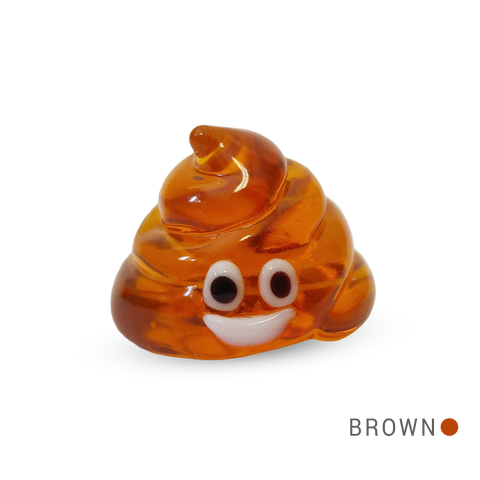 TPEE the Poop Emoji (in Tynies Collector's Frame) Miniature glass figurines 