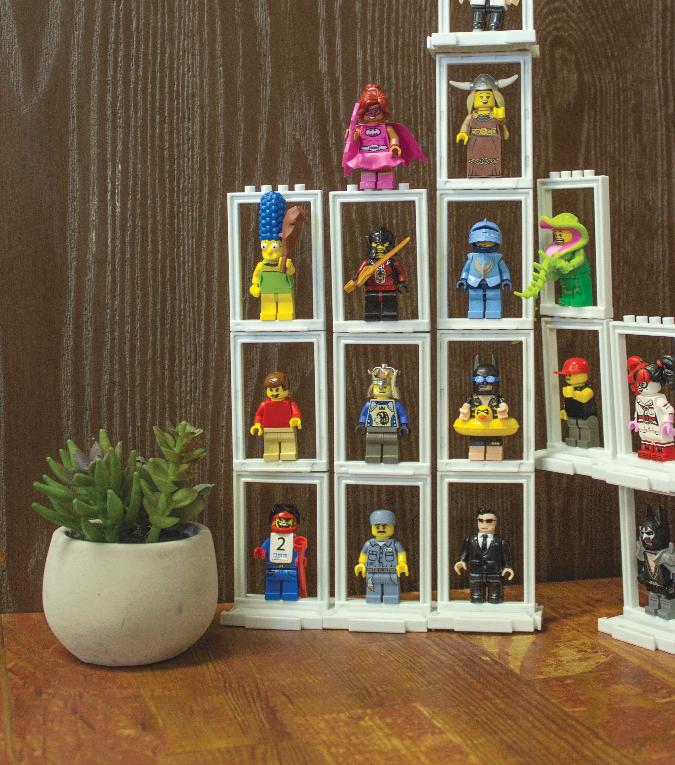 Brick Figure Frames 3-Pack for LEGO Minifigures